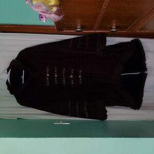 Vintage y2k Pirate Steampunk Goth Penny Lane Trench Coat